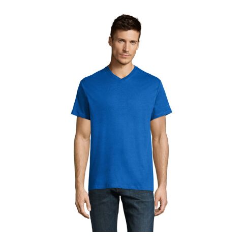 Werbeartikel VICTORY HERRENT-SHIRT 150g – königsblau – M – mit Logo bedruckt