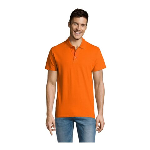 Werbeartikel SUMMER II MEN Polo 170g – orange – XS – mit Logo bedruckt