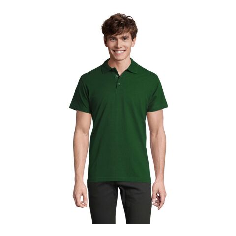 SPRING II MEN Polo 210g golfgrün | XXL | 1-farbiger Siebdruck | Linker Arm | 100 mm x 70 mm | Nicht verfügbar