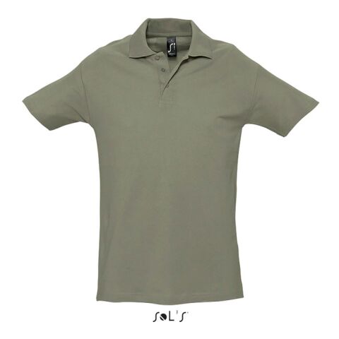 Werbeartikel SPRING II MEN Polo 210g | khaki | mit Logo bedrucken