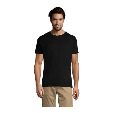 Werbeartikel REGENT Uni T-Shirt 150g | tiefschwarz | mit Logo bedrucken