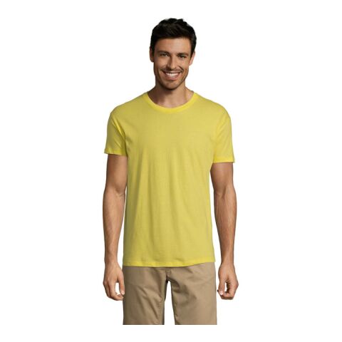 Werbeartikel REGENT Uni T-Shirt 150g | zitrone | mit Logo bedrucken