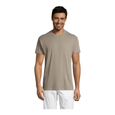 Werbeartikel REGENT Uni T-Shirt 150g | hellgrau | mit Logo bedrucken