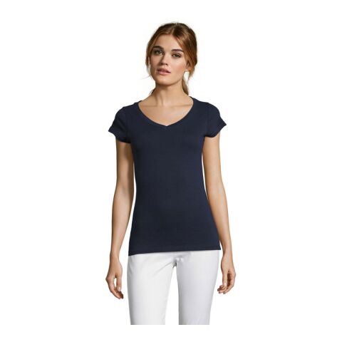 Werbeartikel MOON DAMEN T-SHIRT 150g – französisch blau – 3XL – mit Logo bedruckt