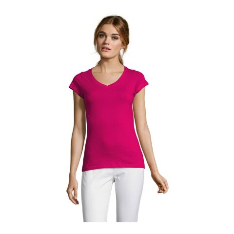 MOON DAMEN T-SHIRT 150g fuchsia | M | ohne Werbeanbringung | Nicht verfügbar | Nicht verfügbar | Nicht verfügbar