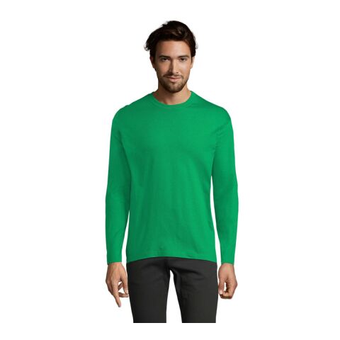 Werbeartikel MONARCH MEN T-Shirt 150g – kelly grün – M – mit Logo bedruckt