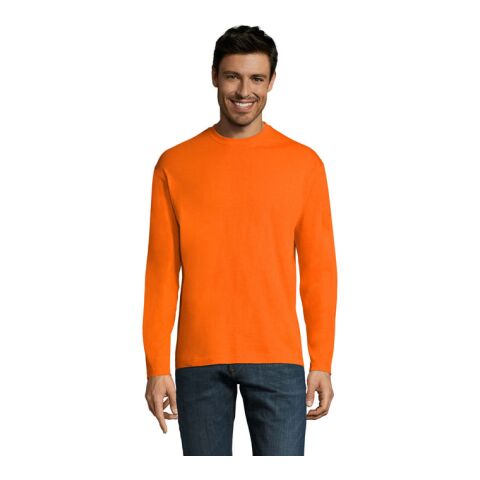 MONARCH MEN T-Shirt 150g orange | XXL | 1-farbiger Siebdruck | Vorderseite | 280 mm x 400 mm | Nicht verfügbar