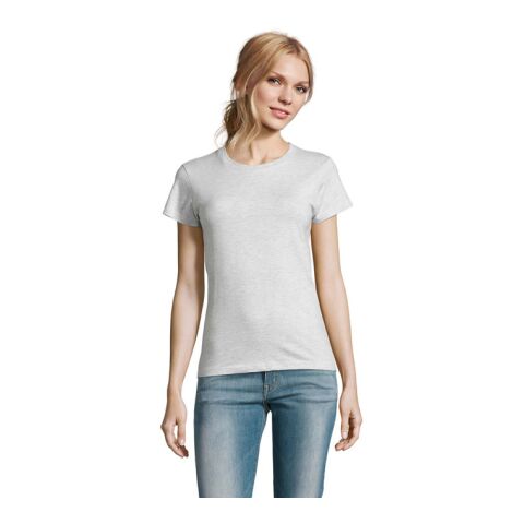 IMPERIAL WOMEN T-Shirt 190g asche | L | 1-farbiger Siebdruck | Vorderseite | 280 mm x 400 mm | Nicht verfügbar