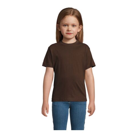 Werbeartikel IMPERIAL KINDER T-SHIRT 190g | schokolade | mit Logo bedrucken