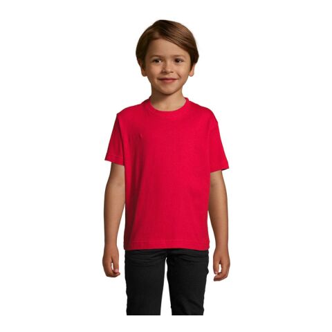 Werbeartikel IMPERIAL KINDER T-SHIRT 190g | rot | mit Logo bedrucken