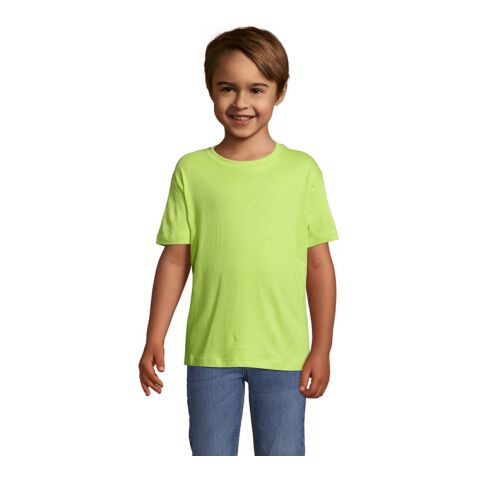 Werbeartikel REGENT KINDER T-SHIRT 150g | apfelgrün | mit Logo bedrucken