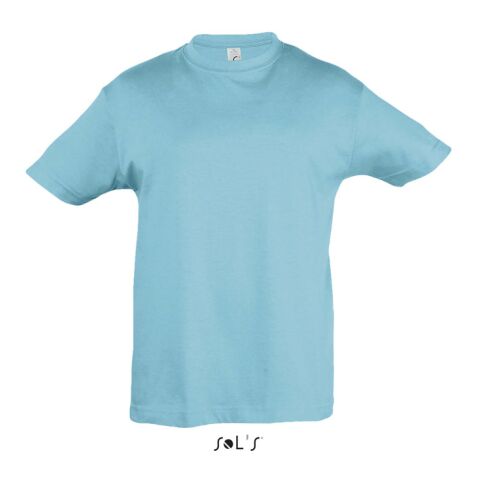 Werbeartikel REGENT KINDER T-SHIRT 150g – atoll blau – 3XL – mit Logo bedruckt