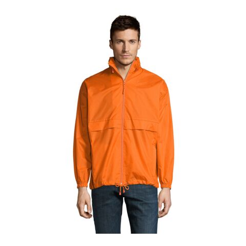 Werbeartikel SURF Unisex Windbreaker – orange – XXL – mit Logo bedruckt