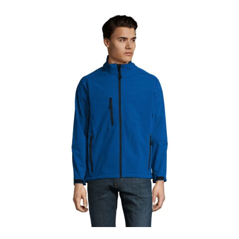 Werbeartikel RELAX HERREN JACKE 340g – königsblau – 4XL – mit Logo bedruckt