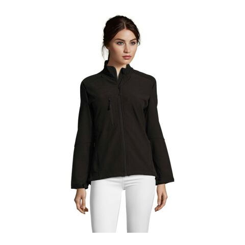ROXY DAMEN JACKE 340g schwarz | XL | Stickerei | Rechter Arm | 90 mm x 90 mm | 100