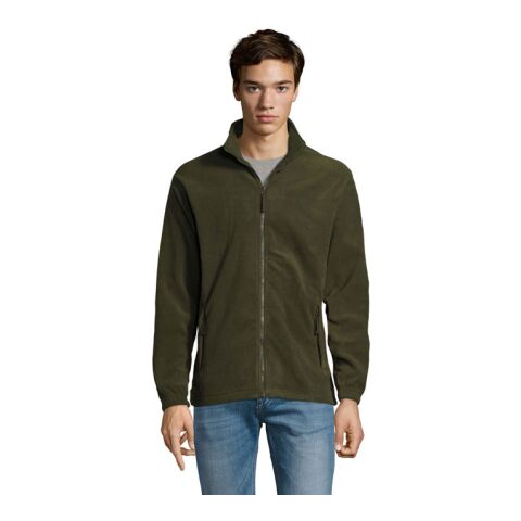 NORTH MEN Fleece-Jacke army | XL | Digital Transferdruck | Rechter Arm | 50 mm x 50 mm | 49