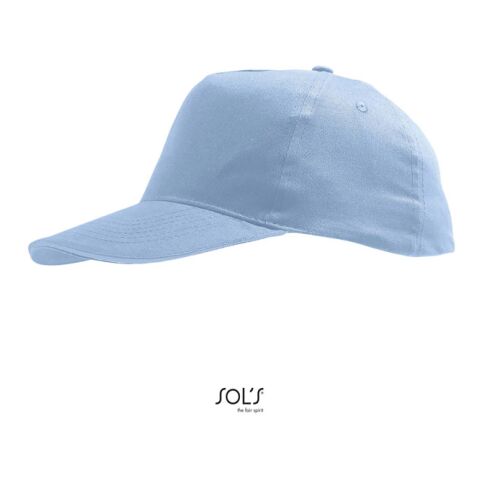 Sunny Kinder-5-Panel-Cap himmelblau | M