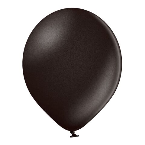 Werbeartikel Metallicfarbener Luftballon – schwarz – 80/90 cm – mit Logo bedruckt