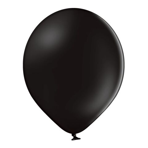 Werbeartikel Luftballon – schwarz – mit Logo bedruckt 100/110 cm für Messen und Promotionaktionen