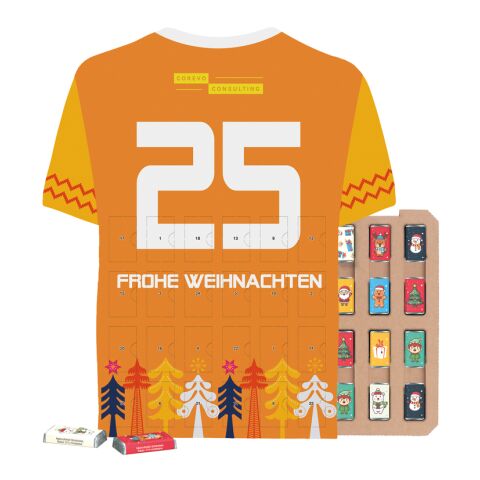Shape Adventskalender Trikot Eco 4c Euroskala | Alpenmilch-Schokotäfelchen