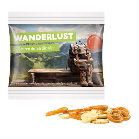 Snack Miditüte 4c Euroskala - Folie | Knabber Mix | Folie weiß