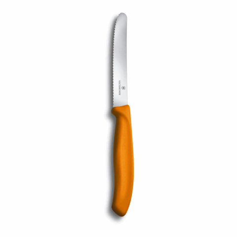 Werbeartikel Victorinox Swiss Classic Tomaten- und Tafelmesser | orange | mit Logo bedrucken