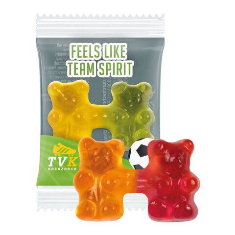 Werbeartikel Team Gummibärchen – transparent – mit Logo bedruckt