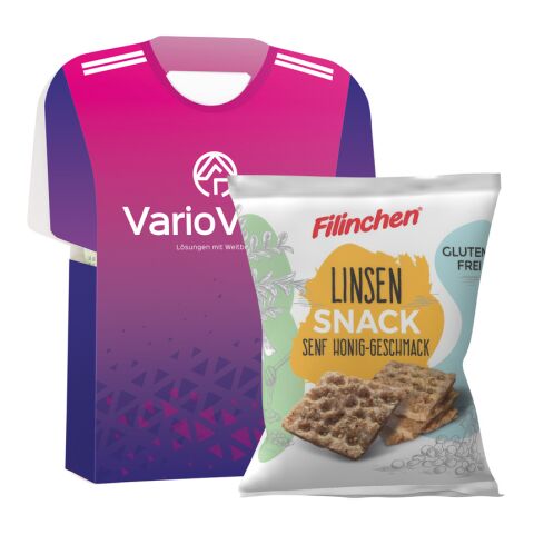 Fußball-Design Trikot Box M 4c Euroskala | Filinchen Linsensnack