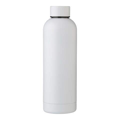 Flasche aus recyceltem Edelstahl Isaiah Weiß | ohne Werbeanbringung | Nicht verfügbar | Nicht verfügbar
