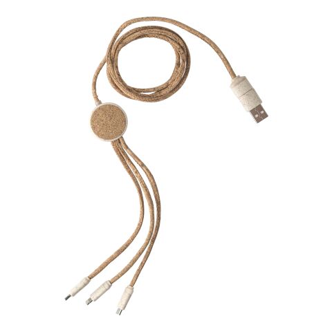 Ladekabel Gemma aus Edelstahl Braun | ohne Werbeanbringung | Nicht verfügbar | Nicht verfügbar