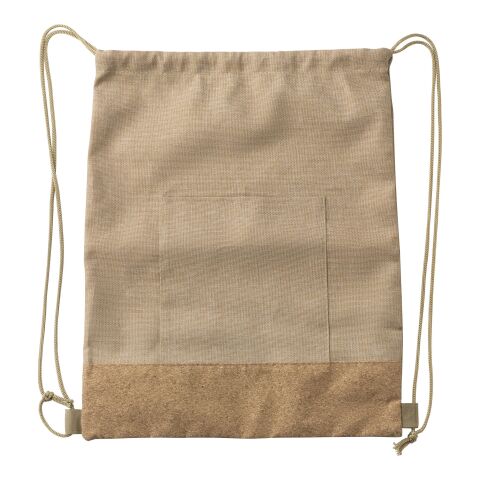 RPET-Polyester (600D) Kordelzugtasche Ansel beige | ohne Werbeanbringung | Nicht verfügbar | Nicht verfügbar