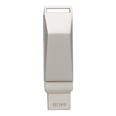 USB-Stick aus verzinkter Oberfläche Dorian Silber | ohne Werbeanbringung | Nicht verfügbar | Nicht verfügbar