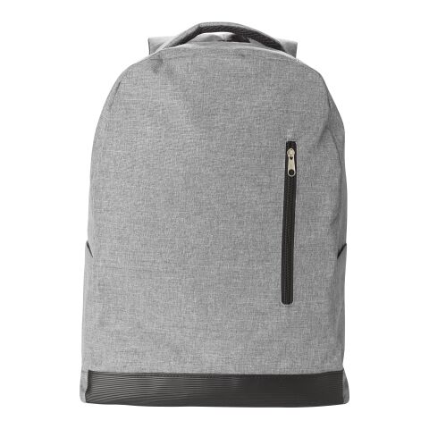 Werbeartikel Polyester RPET (600D) Rucksack Celeste – Hellgrau – mit Logo bedruckt