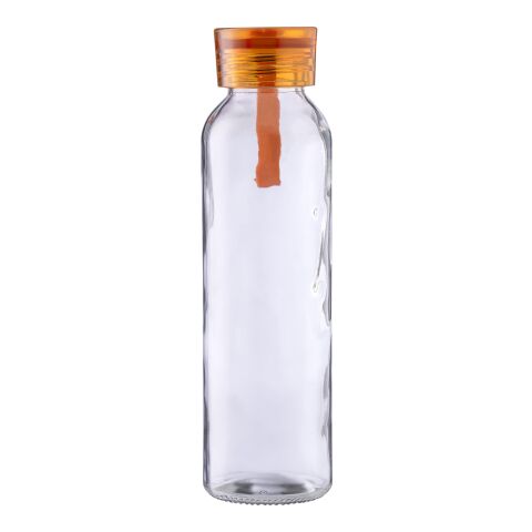 Werbeartikel Glas-Trinkflasche (500 ml) Anouk | Orange | mit Logo bedrucken