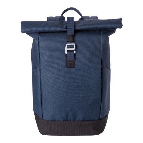 Polyester (600D) Rolltop-Rucksack Oberon Blau | ohne Werbeanbringung | Nicht verfügbar | Nicht verfügbar