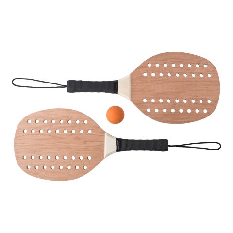 Tennisset aus Rosenholz Sergio Braun | ohne Werbeanbringung | Nicht verfügbar | Nicht verfügbar