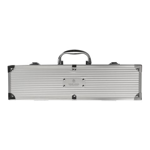 Grillset &#039;Grand&#039; aus Metall Silber | ohne Werbeanbringung | Nicht verfügbar | Nicht verfügbar