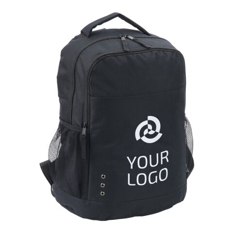 Rucksack &#039;London&#039; aus Polyester Schwarz | ohne Werbeanbringung | Nicht verfügbar | Nicht verfügbar