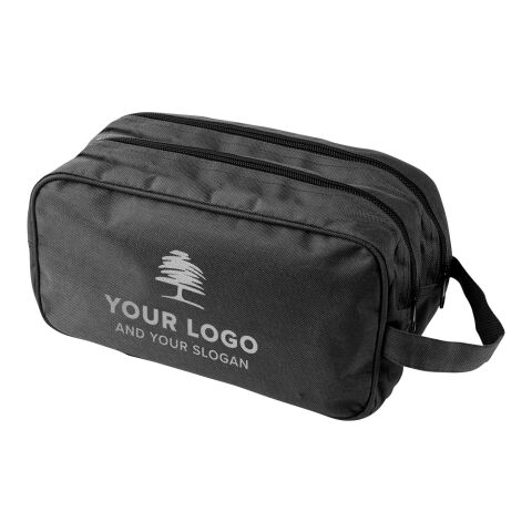Kulturtasche &#039;Holiday&#039; aus Polyester Schwarz | ohne Werbeanbringung | Nicht verfügbar | Nicht verfügbar