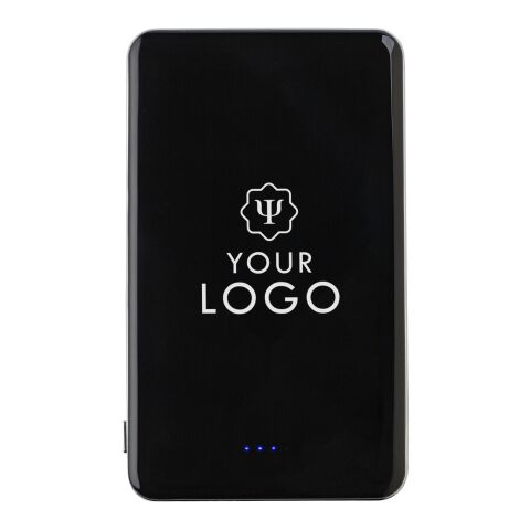Powerbank &#039;Flatline&#039; aus ABS-Kunststoff Schwarz | ohne Werbeanbringung | Nicht verfügbar | Nicht verfügbar
