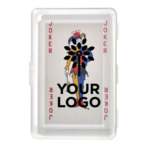 Kartenspiel &#039;Ace&#039; in transparenter PET Box