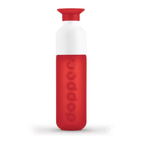 Nachhaltiger Werbeartikel Dopper Original 450 ml – rot – mit Logo bedruckt
