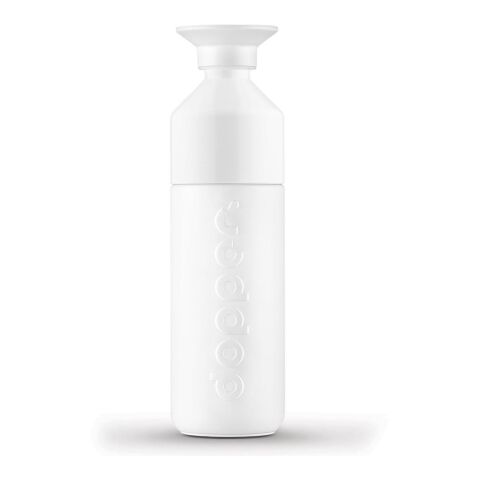 Werbeartikel Edelstahl Isolierflasche 580 ml Dopper Insulated Cradle to Cradle vakuumisoliert BPA-frei – weiß – mit Logo bedruckt