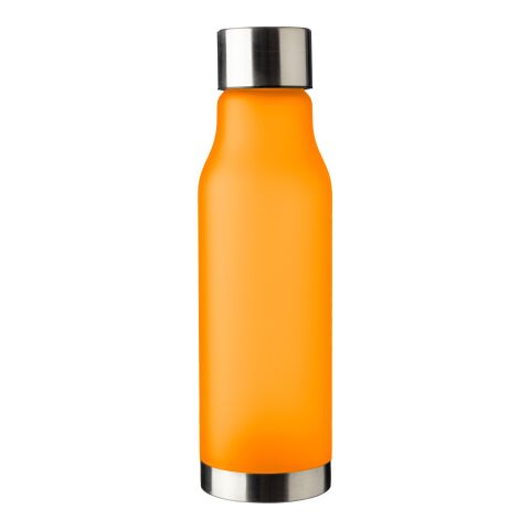 Werbeartikel rPET Trinkflasche (600 ml) Ruth – Orange – mit Logo bedruckt