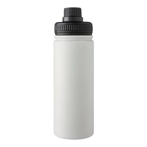 Doppelwandige Edelstahl-Trinkflasche 500 ml Tschad Weiß | ohne Werbeanbringung | Nicht verfügbar | Nicht verfügbar