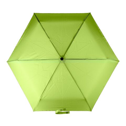 Werbeartikel rPET 190T Regenschirm Cynthia | Hellgrün | mit Logo bedrucken