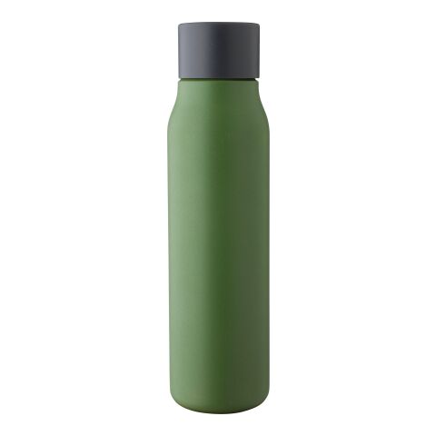 Trinkflasche aus recyceltem Edelstahl (600 ml) Cassian Grün | ohne Werbeanbringung | Nicht verfügbar | Nicht verfügbar