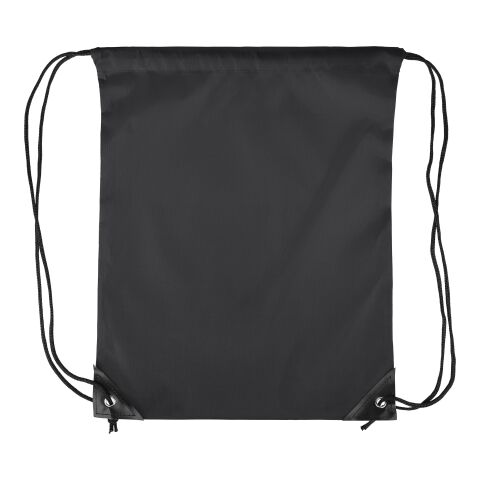 210D Polyester Kordelzug Rucksack Isolde Schwarz | ohne Werbeanbringung | Nicht verfügbar | Nicht verfügbar