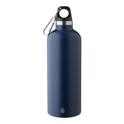 Doppelwandige Flasche aus recyceltem Edelstahl (500 ml) Lysandra Blau | ohne Werbeanbringung | Nicht verfügbar | Nicht verfügbar