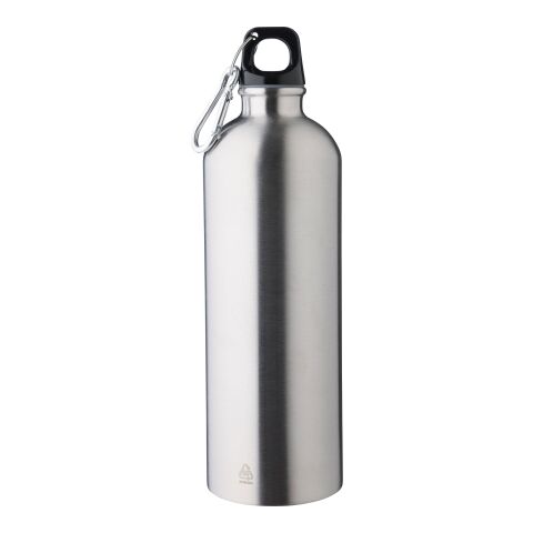 Recycelte einwandige Edelstahlflasche (750 ml) Emeric Silber | ohne Werbeanbringung | Nicht verfügbar | Nicht verfügbar